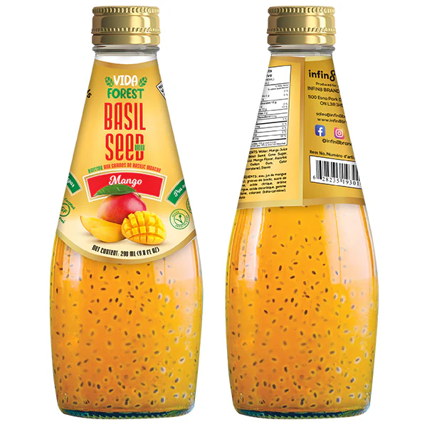 VIDA FOREST - BASIL SEED DRINK MANGO 290ML