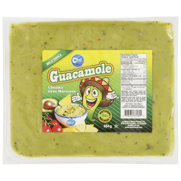 CHEF NUTRI - GUACAMOLE MILD 1LB