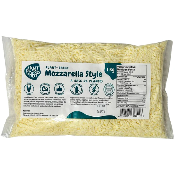 PLANT AHEAD - VEGAN MOZZARELLA SHREDDED 1KG