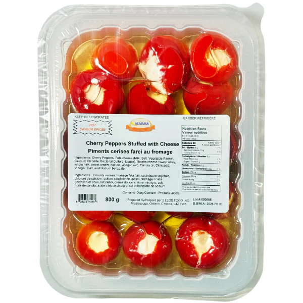MARSA - STUFFED CHERRY PEPPERS WITH FETA 800GR