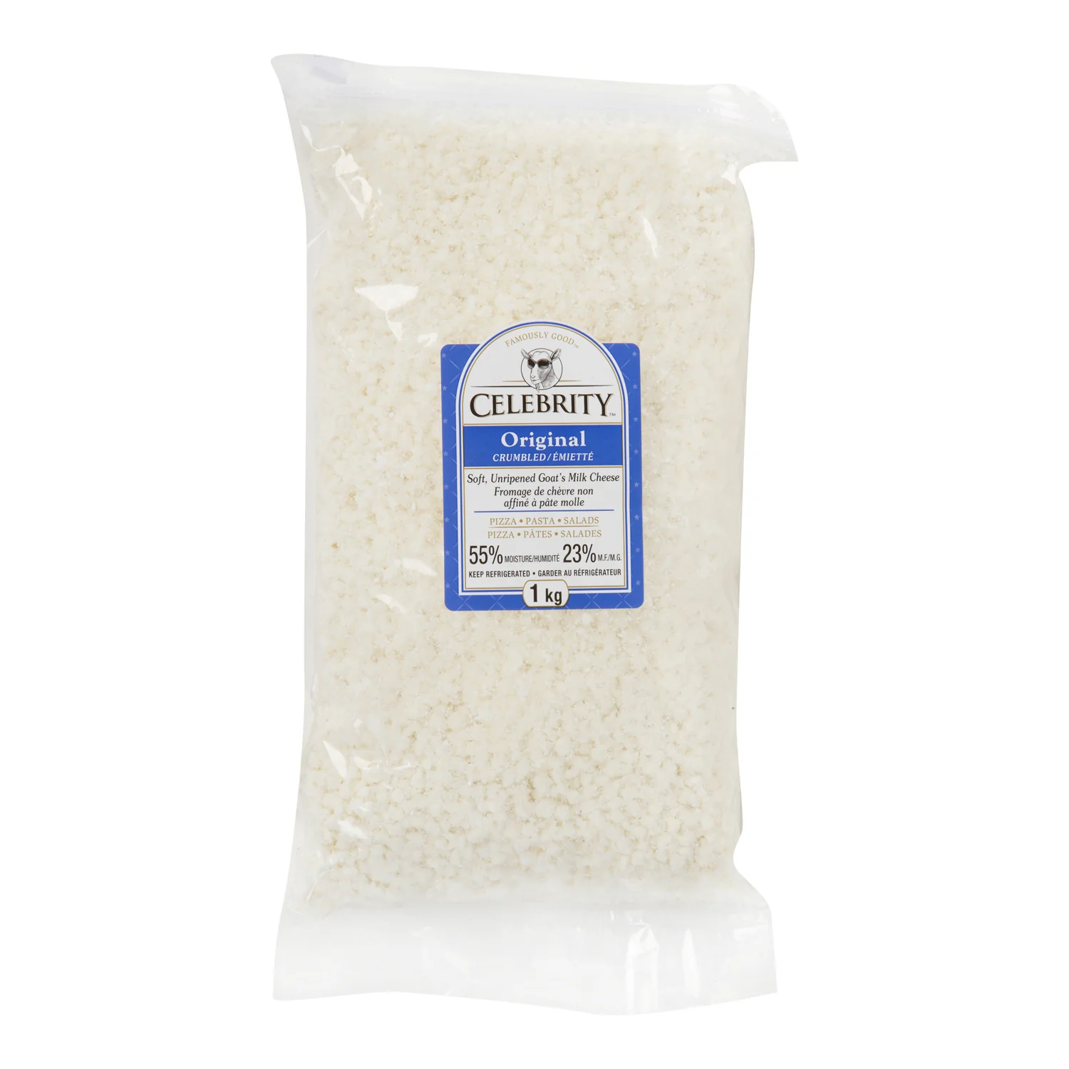 CELEBRITY - CRUMBLED GOAT CHEESE 1KG