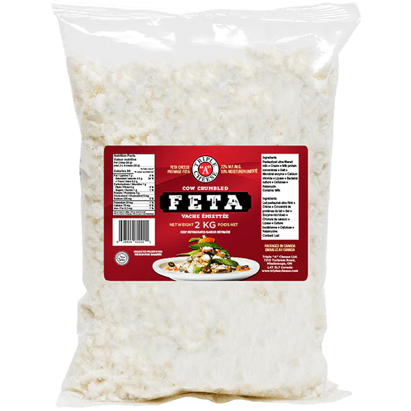 AAA - TRIPLE A FETA CRUMBLED BAG 5x2KG