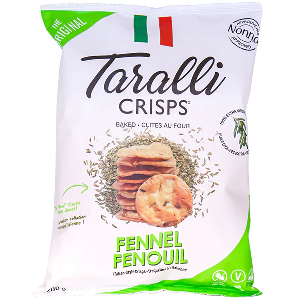 TARALLI - CRISPS FENNEL 200GR