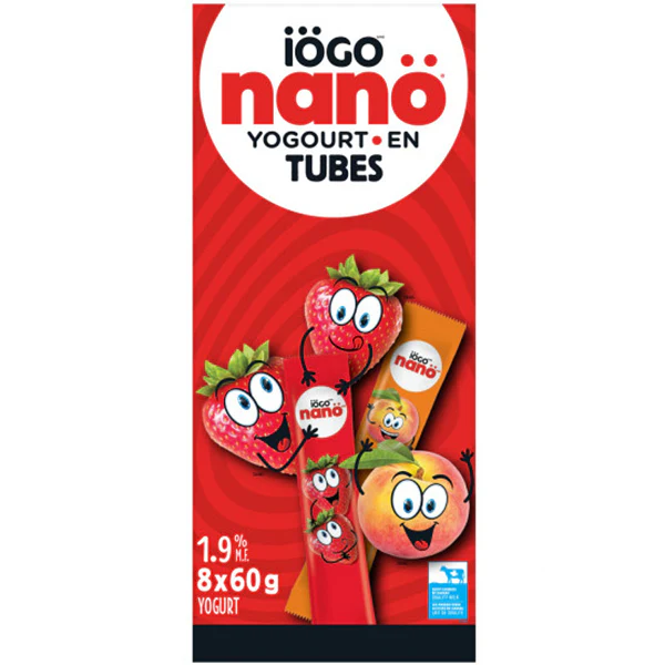 IOGO - NANO TUBES STRAWBERRY & PEACH 8x60 GR