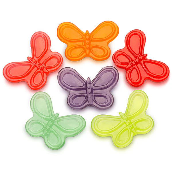 ALBANESE - LARGE GUMMI BUTTERFLIES 5LB