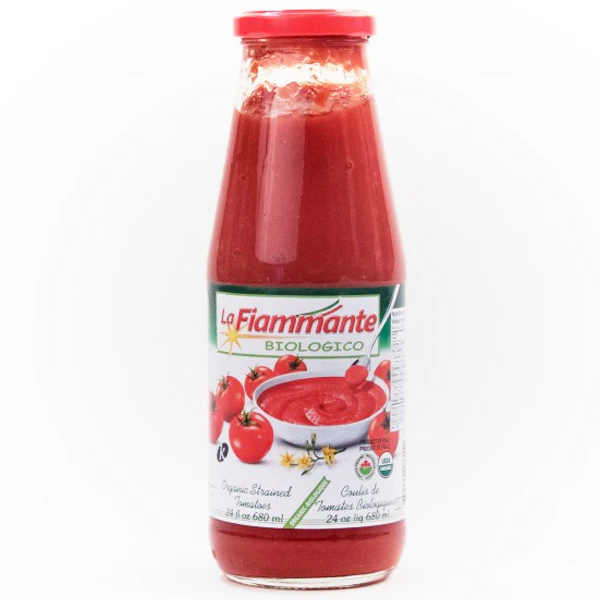 LA FIAMMANTE - ORGANIC STRAINED TOMATOES 680ML