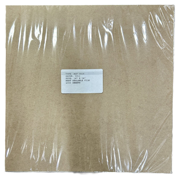 HEATED SEAL - CELLO SHEETS 14X14 1000EA