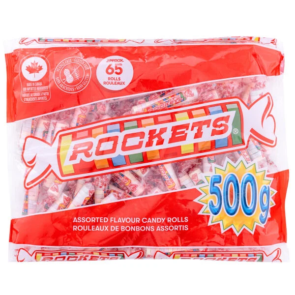 Regal - 65PC Rocket Candy Rolls 500GR
