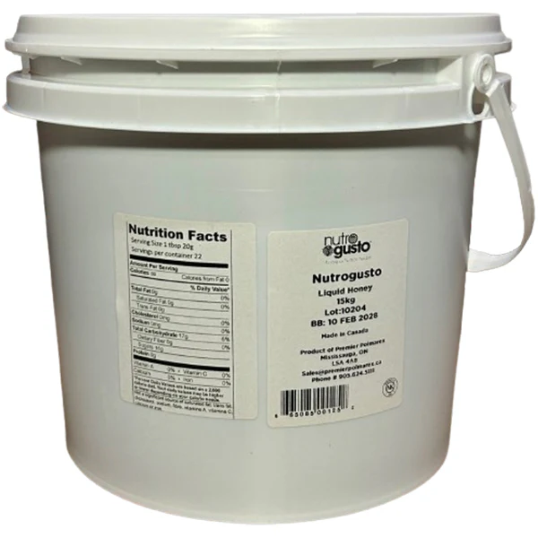 NUTROGUSTO - PURE & NATURAL LIQUID HONEY 15KG