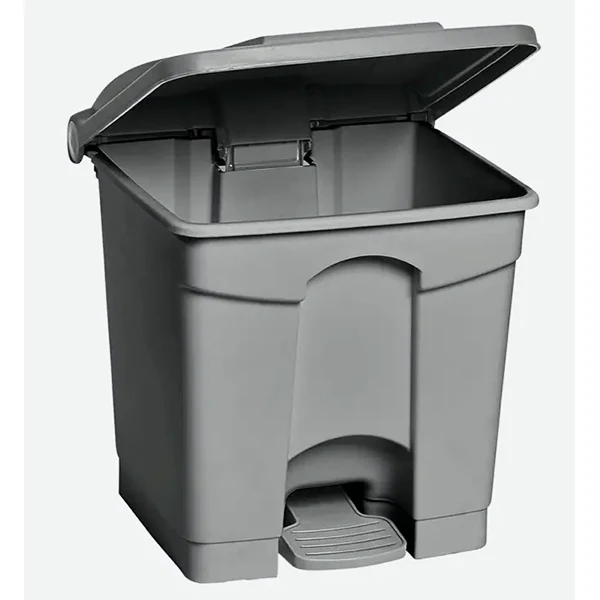M2 PROFESSIONAL - 30L/8 GAL STEP ON GARBAGE CAN GREY EA