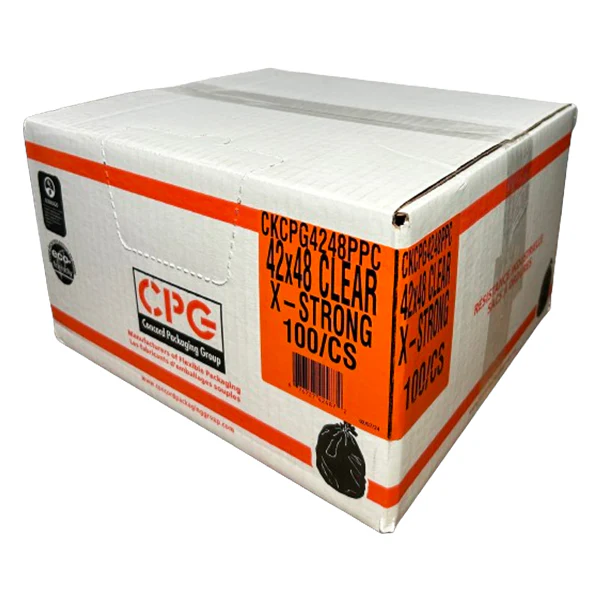 CPG - X-STRONG CLEAR GARBAGE BAGS 42X48 100PK
