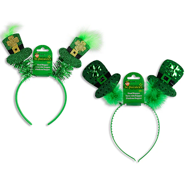 ST PATRICKS - SEQUIN GLITTER HEADBOPPER 1PC