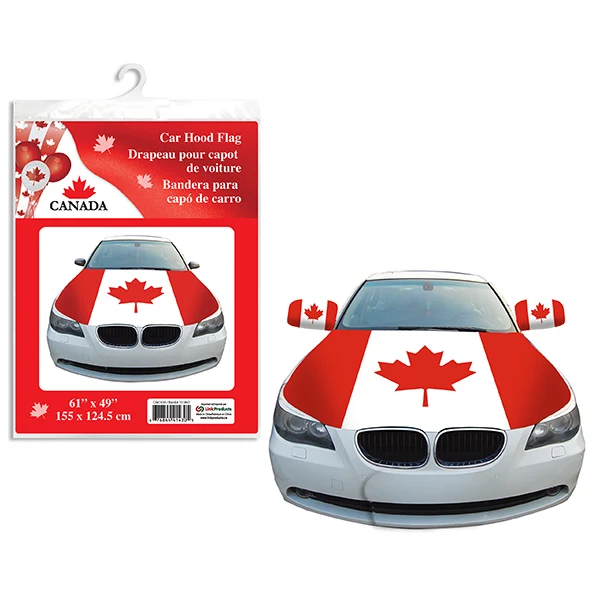 CANADA - FLAG CAR HOOD COVER 61x49 IN