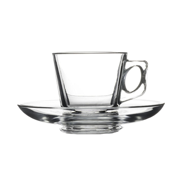 SAFDIE AND CO - VELA ESPRESSO 80ML CUP SAUCER SET 6 PK