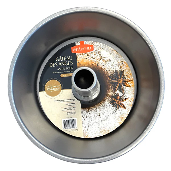 LE PATICHEF - 9.25IN ANGEL FOOD PAN WITH REMOVABLE BASE 1UN