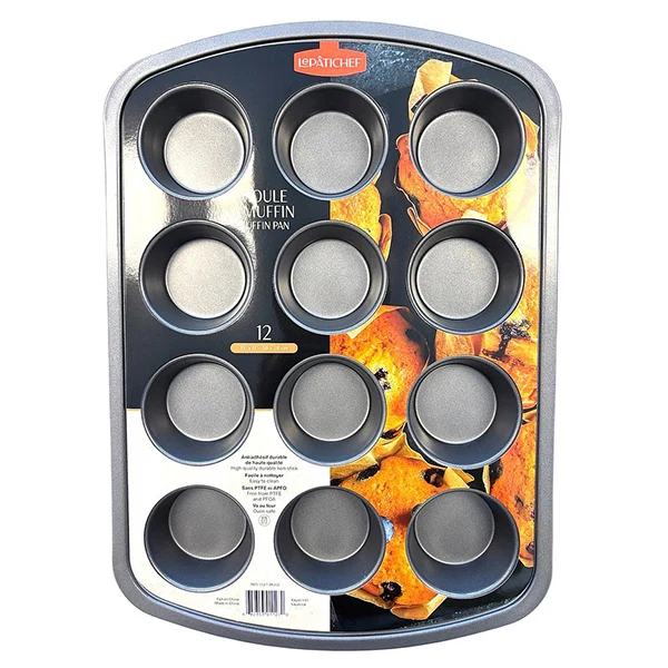 LE PATICHEF - 12 CUPS MUFFIN PAN EA