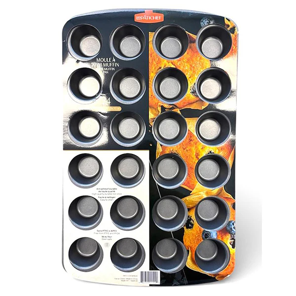 LE PATICHEF - 24CUP MINI MUFFIN PAN 1UN