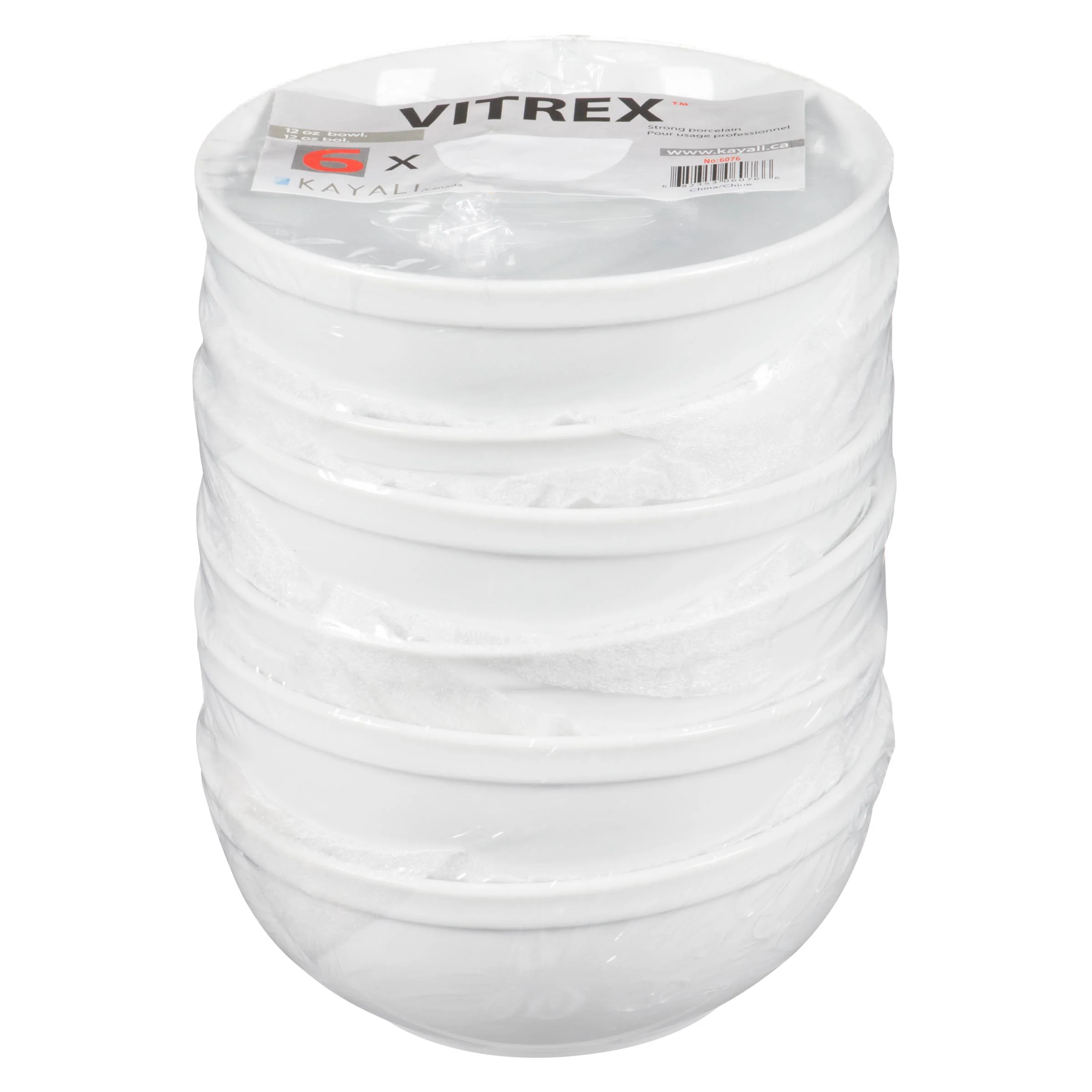 VITREX - 12OZ NAPPIES 5IN 6PK