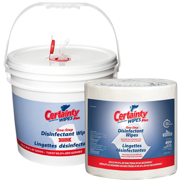 CERTAINTY - DISINFECTING WIPES CANISTER 800PK