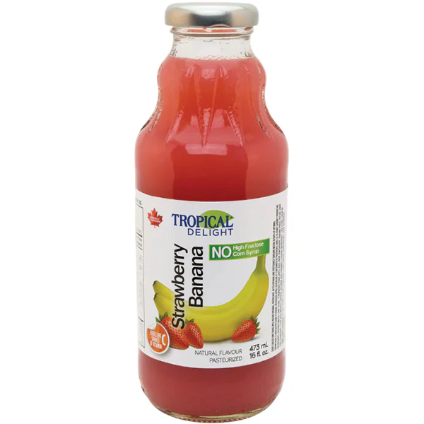 TROPICAL DELIGHT - TD STRAWBERRY BANANA 12x473ML