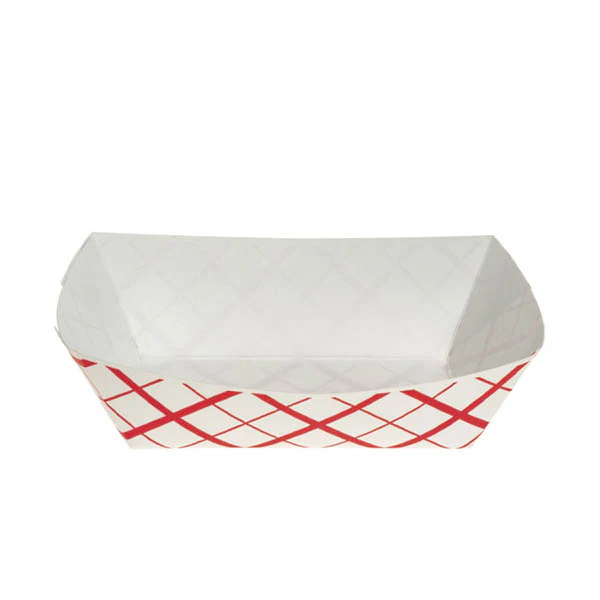 SOUTHLAND - FOOD TRAY 1LB RED CHECK 4x250 EA