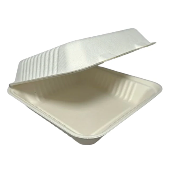 NEWWAVE - 9in BAGASSE CLAMSHELL 50EA