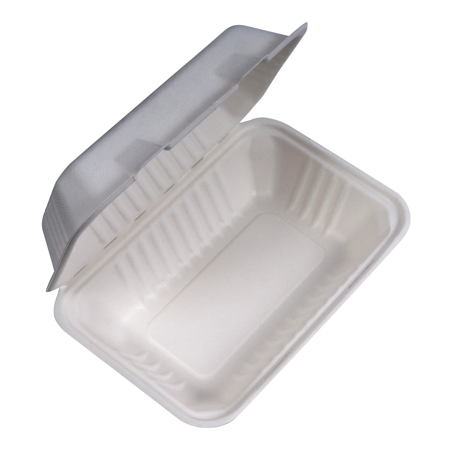 NEW WAVE - BAGASSE CLAMSHELL 9X6 50EA