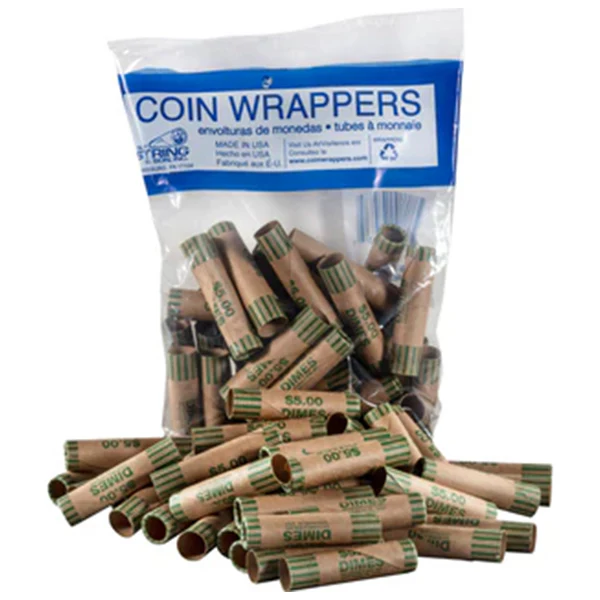 CONGLOM - N.F.S. PAPER COIN ROLLERS $0.10 36EA