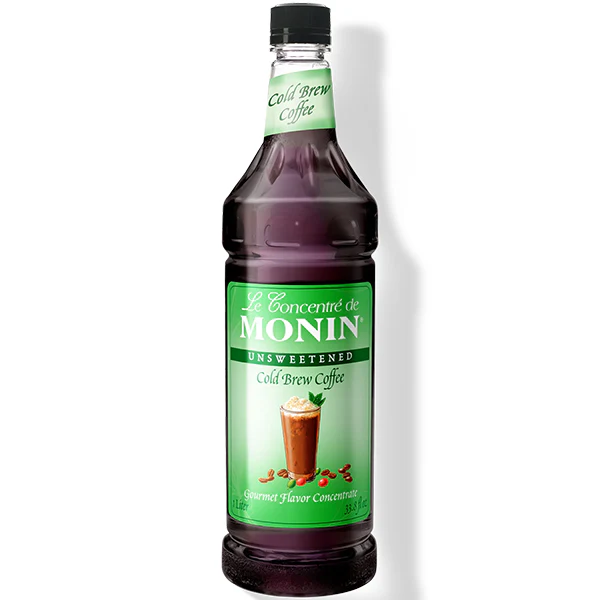MONIN - COLD BREWED COFFEE UNSWEETENED 1LT