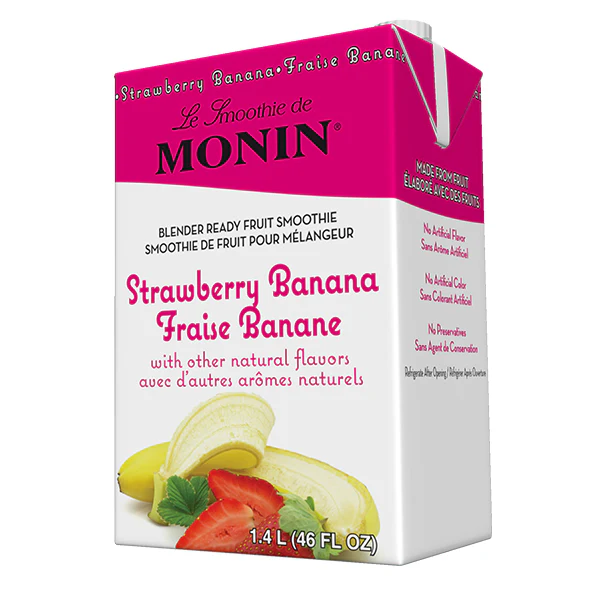 MONIN - STRAWBERRY BANANA SMOOTHIE 46OZ