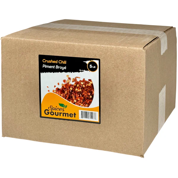 SPICES GOURMET - CRUSHED CHILI 5LB