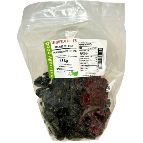 NATURALLY GOOD - PITTED PRUNES 1.5KG