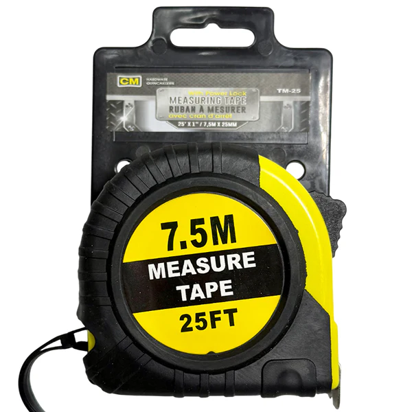 CHATEAU - 25 FOOT MEASURE TAPE 1 INCH 1EA