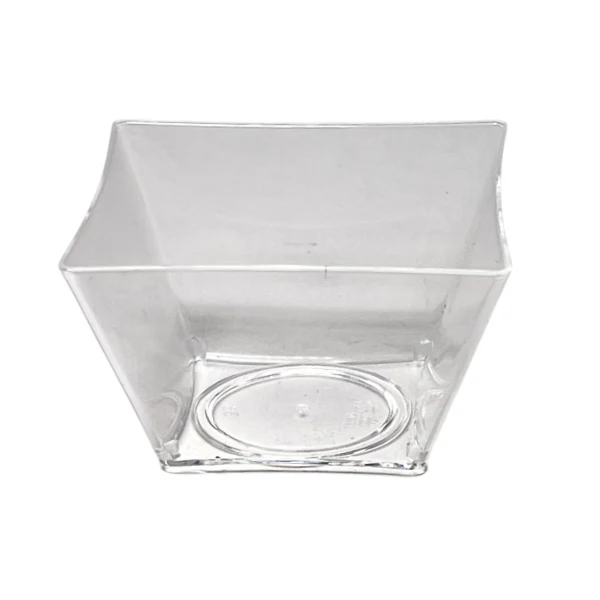 PARTY COUTURE - CLEAR SQUARE MINI BOWL 2oz 48x12 EA
