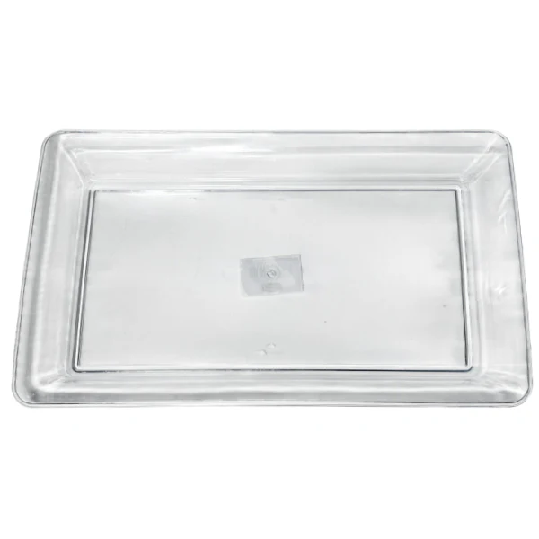 PARTY COUTURE - CLEAR RECTANGLE TRAY 12x18 IN