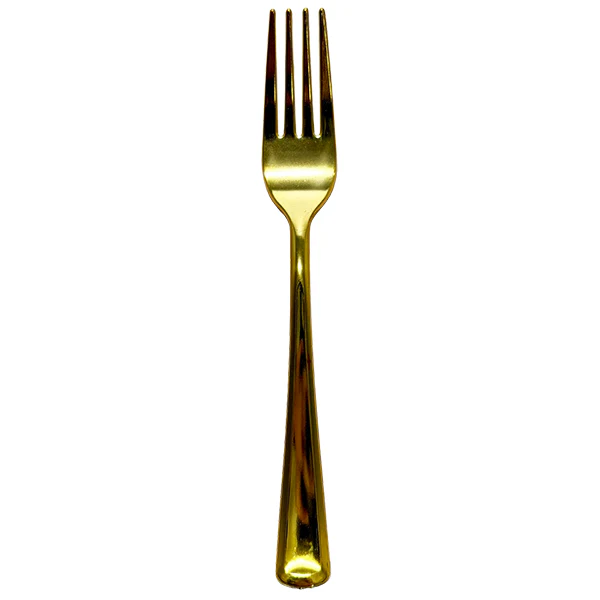 PARTY CAUTURE - STELLER GOLD FORKS 20PK