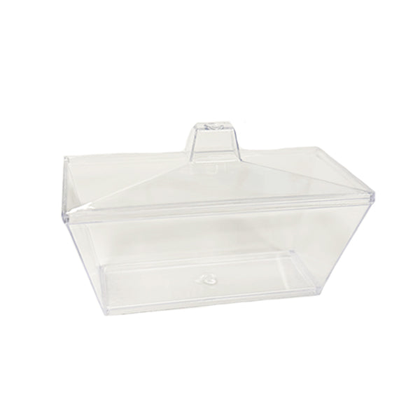 PARTY COUTURE - MEDIUM RECTANGLE BOWL W/COVER 6PK