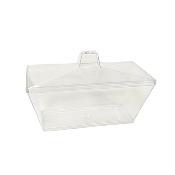 PARTY COUTURE - MEDIUM RECTANGLE BOWL W/COVER 6PK