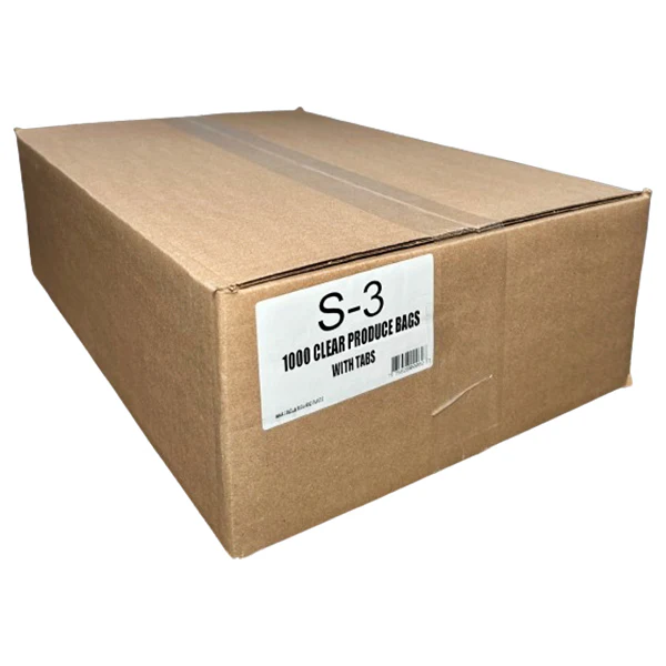 PETRO - S3 CLEAR PRODUCE BAGS 11X6X21 1000EA