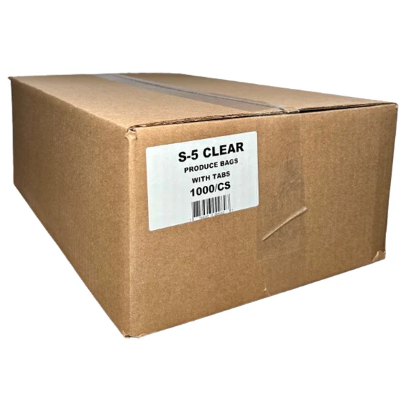 PETRO - S5 CLEAR PRODUCE BAGS 12X7X23 1000EA
