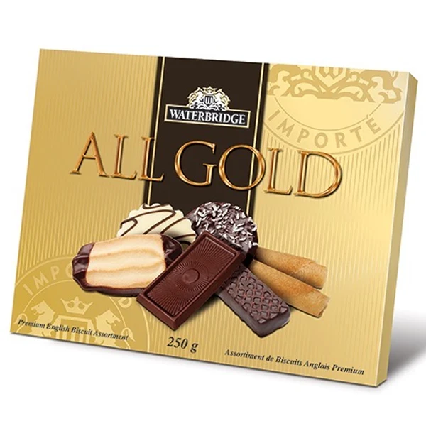 Waterbridge - All Gold Chocolate Assorted Cookie 250GR