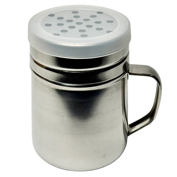 TODAYS KITCHEN - STAINLESS STEEL 10OZ COARSE SPICE/CHEESE SHAKER(MEDIUM HOLE EA