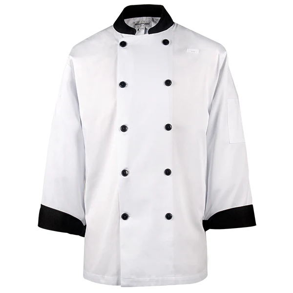 BODYGUARD - CHEF JACKET W BLK TRIM S EA