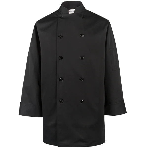 BODYGUARD - BLACK CHEF JACKET BLK TRIM S EA