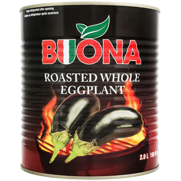 BUONA - ROASTED WHOLE EGGPLANT 100OZ
