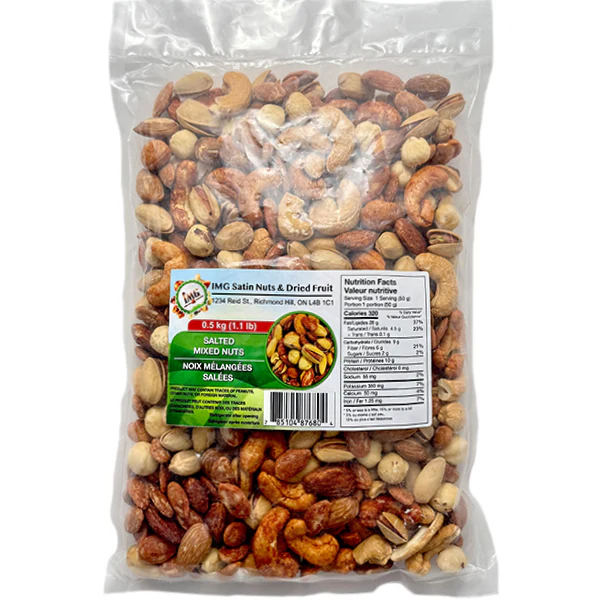 IMG SATIN - SALTED MIXED NUTS 500GR