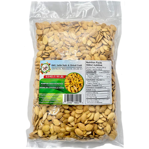 IMG SATIN - PUMPKIN SEEDS ROASTED 500GR