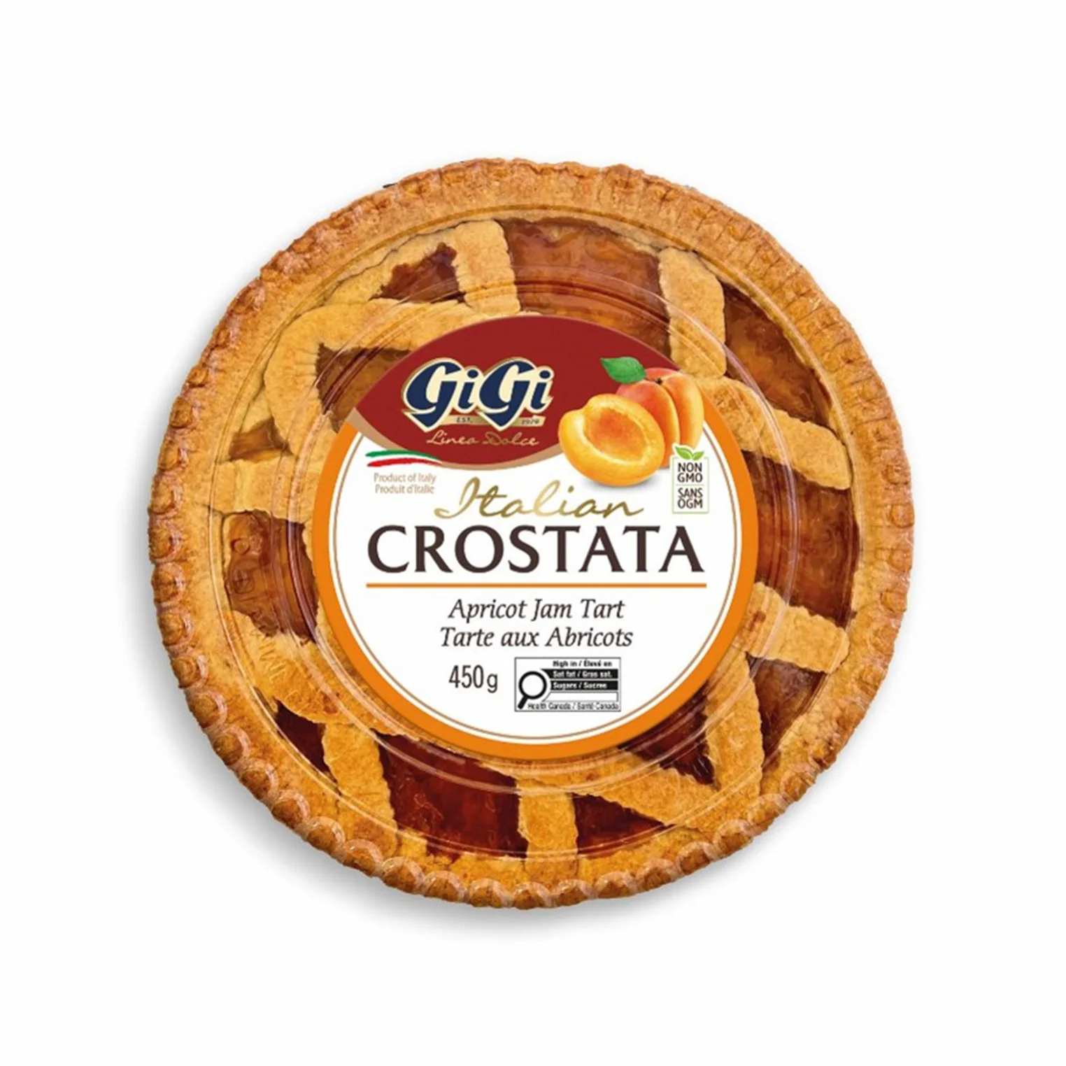GIGI - CROSTATA APRICOT 450GR