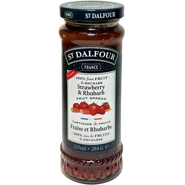 ST DALFOUR - STRAWBERRY RHUBARB 225ML