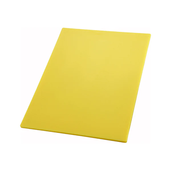 WINCO - CUTTING BOARD YELLOW 18x12IN EA